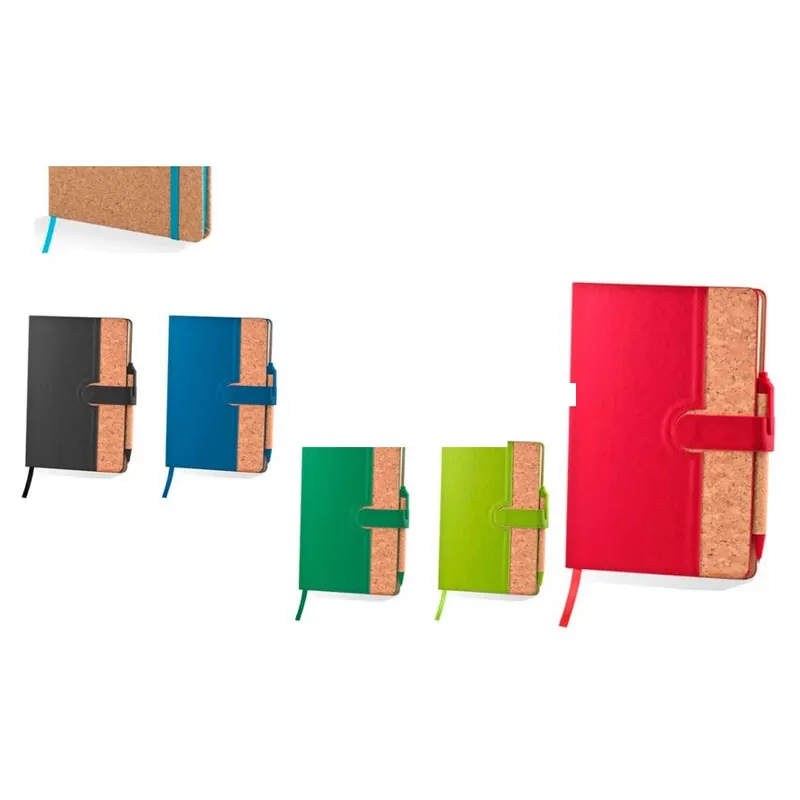 A5 notebook with magnetic closure and ribbon marker 110