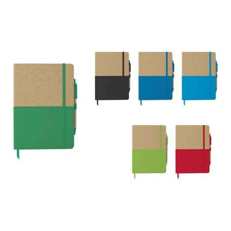 A5 notebook with elastic band and ribbon marker 48