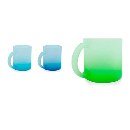 Frosted glass sublimation cup SМ26