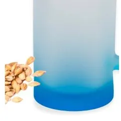 Frosted glass sublimation beer mug, 500 ml Sm38