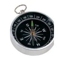 Metal compass with ring, Ø43×10 mm 183