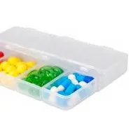 Pill box with five compartments pwc1