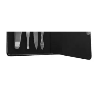 Cosmetic set in a leather case mnc001