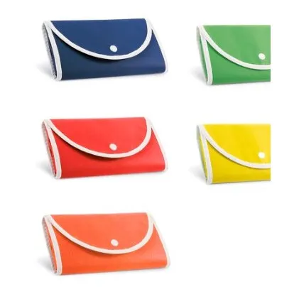 Foldable non-woven bag with outer pocket b11