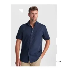 Men's short-sleeve poplin shirt rai03