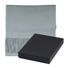 Cashmere scarf in a gift box sb46